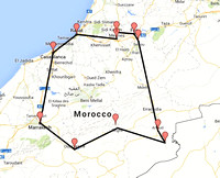 Moroccan Tour Route