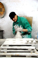 Making tagines in Fez